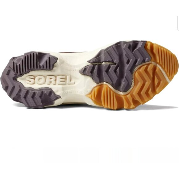 Sorel Kinetic Boots Breakthru Venture Mid WP Warp Red Womens US 12 - Picture 5 of 5